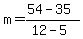 m=%2854-35%29%2F%2812-5%29