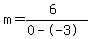 m=%286%29%2F%280--3%29