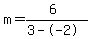m=%286%29%2F%283--2%29