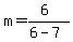 m=%286%29%2F%286-7%29