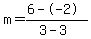 m=%286--2%29%2F%283-3%29