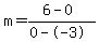 m=%286-0%29%2F%280--3%29