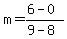 m=%286-0%29%2F%289-8%29