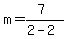 m=%287%29%2F%282-2%29