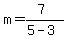 m=%287%29%2F%285-3%29