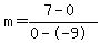 m=%287-0%29%2F%280--9%29