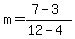 m=%287-3%29%2F%2812-4%29