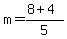 m=%288%2B4%29%2F5