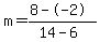 m=%288--2%29%2F%2814-6%29