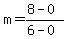 m=%288-0%29%2F%286-0%29