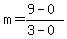 m=%289-0%29%2F%283-0%29
