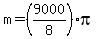 m=%289000%2F8%29pi