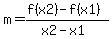 m=%28f%28x2%29-f%28x1%29%29%2F%28x2-x1%29
