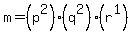 m=%28p%5E2%29%28q%5E2%29%28r%5E1%29