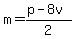 m=%28p-8v%29%2F2