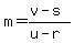 m=%28v-s%29%2F%28u-r%29