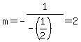 m=+-1%2F%28-%281%2F2%29%29=2