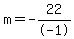 m=+-22%2F-1