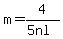 m=+4%2F%285nl%29+