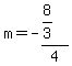 m=-%288%2F3%29%2F4