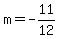 m=-11%2F12