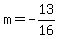 m=-13%2F16