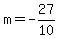 m=-27%2F10