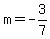 m=-3%2F7