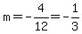 m=-4%2F12=-1%2F3