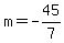 m=-45%2F7