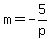 m=-5%2Fp
