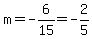 m=-6%2F15=-2%2F5