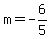 m=-6%2F5