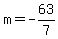 m=-63%2F7