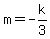 m=-k%2F3