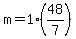 m=1%2A%2848%2F7%29