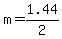 m=1.44%2F2
