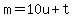 m=10u%2Bt
