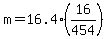 m=16.4%2816%2F454%29