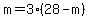 m=3%2828-m%29