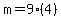 m=9%284%29