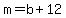 m=b%2B12