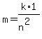 m=k%2A1%2F%28n%5E2%29