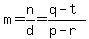m=n%2Fd=%28q-t%29%2F%28p-r%29