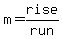 m=rise%2Frun