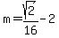 m=sqrt%282%29%2F16-2