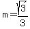 m=sqrt%283%29%2F3