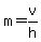 m=v%2Fh