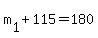 m%5B1%5D%2B115=180