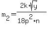 m%5B2%5D=%282k%2Asqrt%28y%29%29%2F%2818p%5E2%2An%29